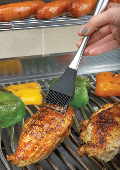 PRO Silicone Basting Brush with Stainless Steel Handle-Napoleon-BBQ STORE MALTA