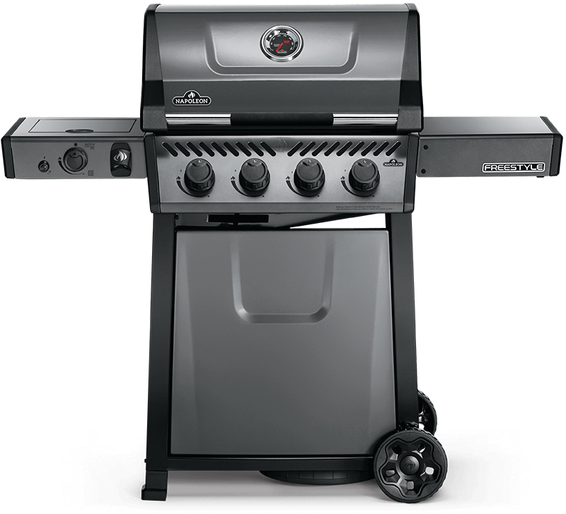 Freestyle 425 Propane Gas Grill with Range Side Burner, Graphite