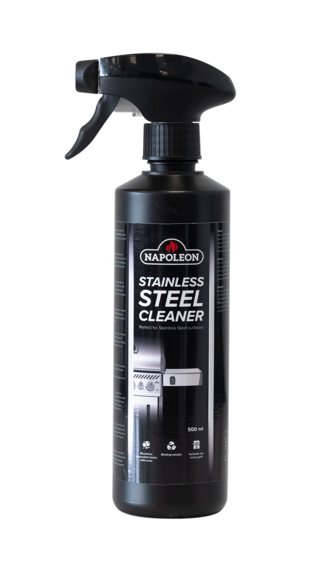 (12M) CLEANER, STAINLESS STEEL 500ml - BBQ STORE MALTA