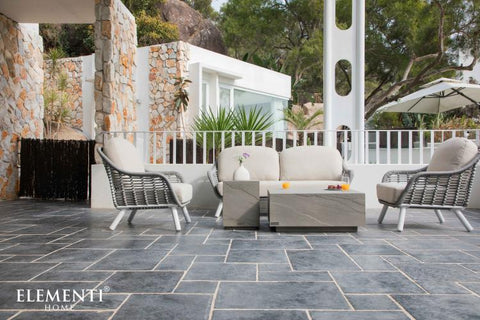 COLORADO Sandstone Series Side Table Small - Space Grey