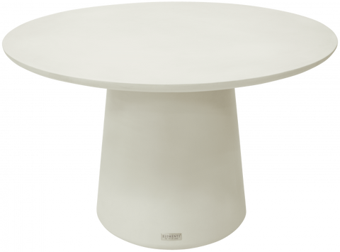 RIO Dining Table Round - Cream White