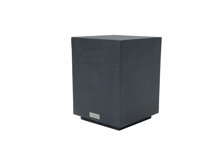 TEVERE Travertine Series Side Table Smal - Slate Black