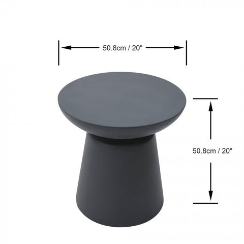KYLIX Side table - Slate Black