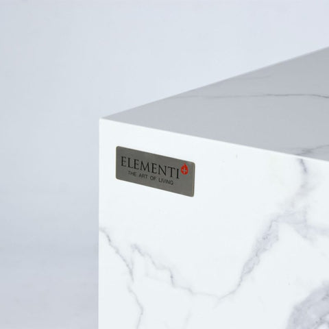 Carrara Porcelain Top Fire Table B