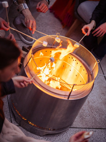 Napoleon Large Stainless Steel Wood Firepit