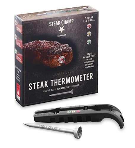 LED Steak-Thermometer 3c black
