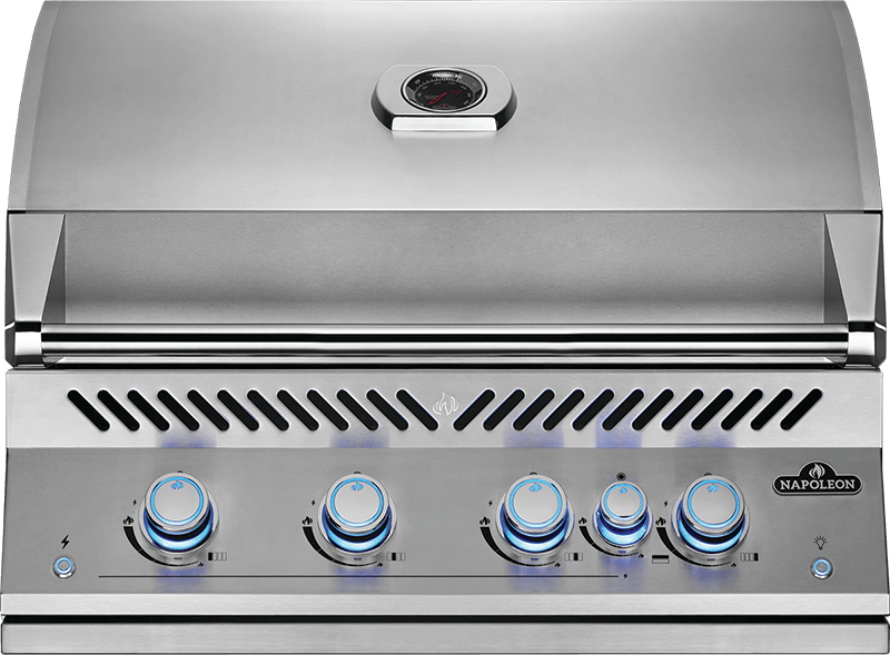 Built-In 700 Series 32" with Infrared Rear Burner
 Propane, Stainless Steel, Interior Lights