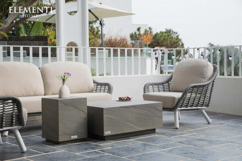 COLORADO Sandstone Series Side Table Small - Space Grey