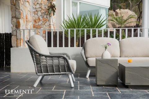 COLORADO Sandstone Series Side Table Small - Space Grey