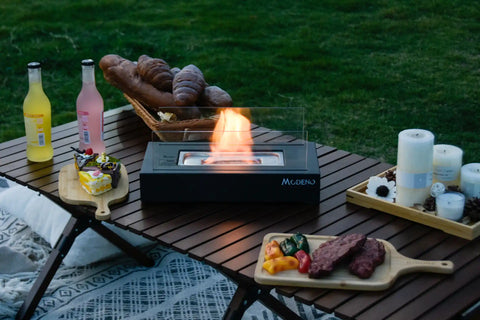 ESSEN stainless steel table fire 35 x 19 cm