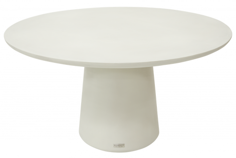 Rio Dining Table Round Large - Cream White