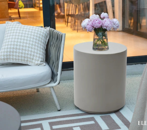 ROME Column Series Side Table - Space Grey