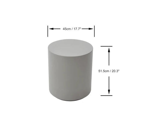 ROME Column Series Side Table - Space Grey