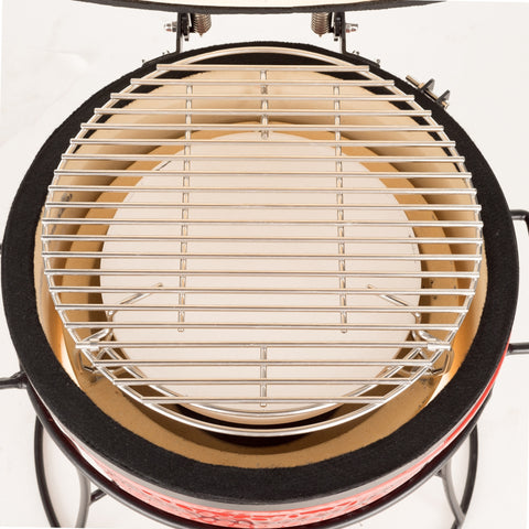 Kamado heat discount deflector