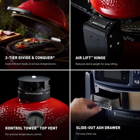 BIG JOE® KONNECTED JOE™ DIGITAL CHARCOAL GRILL AND SMOKER