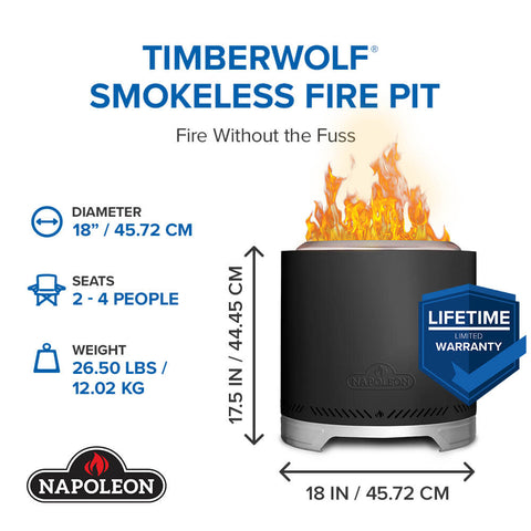 Napoleon Medium PHM wood firepit