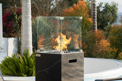 YUKON Marble Porcelain Dining Table -Bulgaria black B