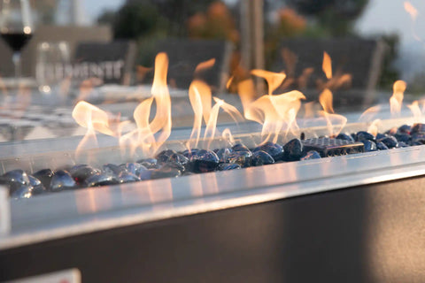 ALASKA Marble Porcelain Fireplace - Bulgaria black B