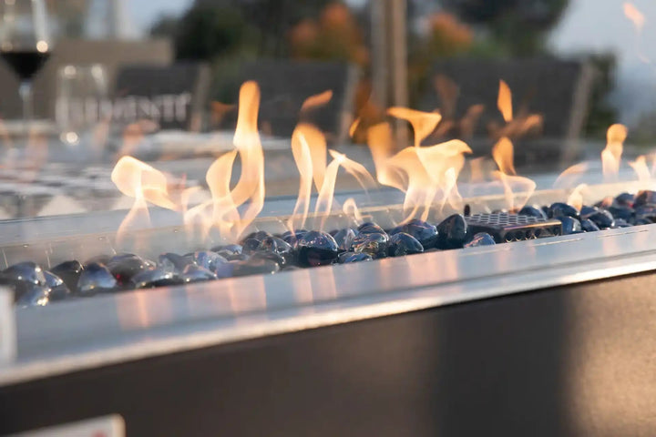 ALASKA Marble Porcelain Fireplace - Bulgaria black B - BBQ STORE MALTA