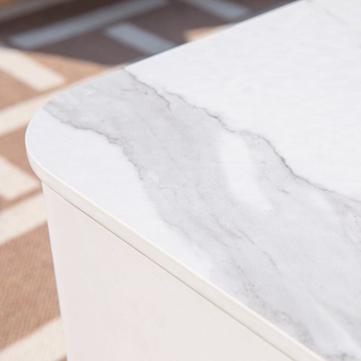 Annecy Porcelain Top Fire Table B - BBQ STORE MALTA