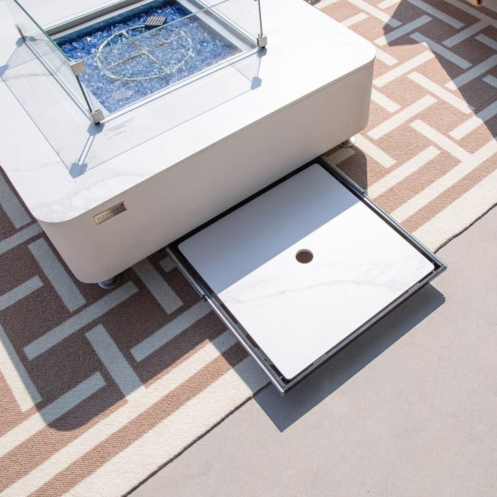 Annecy Porcelain Top Fire Table B - BBQ STORE MALTA