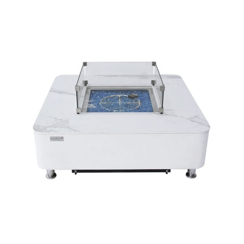 Annecy Porcelain Top Fire Table B - BBQ STORE MALTA