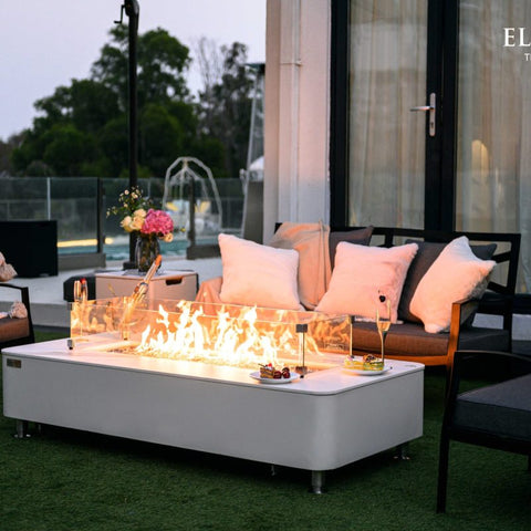 Athens Porcelain Top Fire Table B - BBQ STORE MALTA