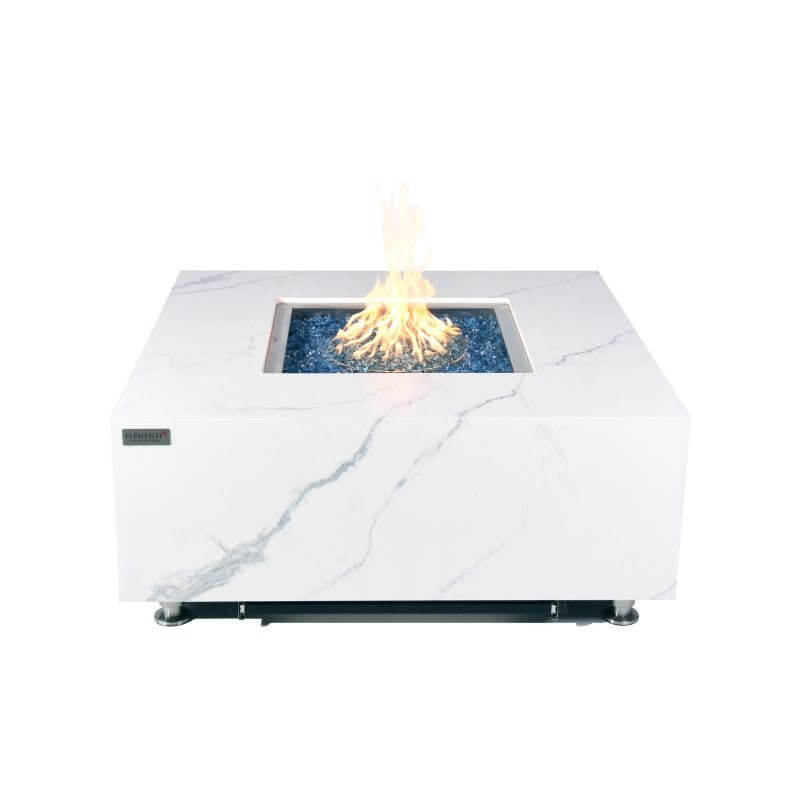 Bianco Marble Porcelain Fire Table B - BBQ STORE MALTA