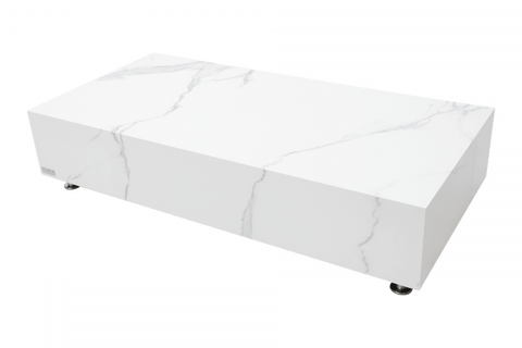 BIANCO Marble Procelain Series Coffee Table Rectangle - BBQ STORE MALTA