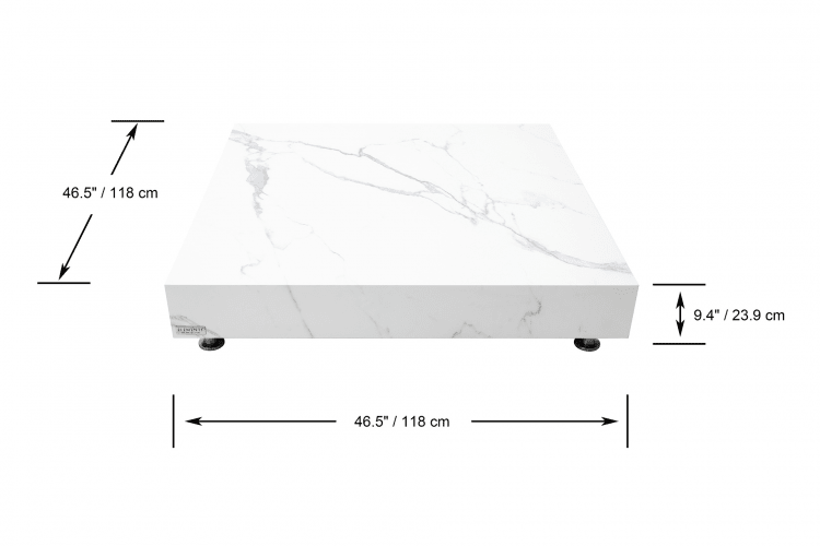BIANCO Marble Procelain Series Coffee Table Super Large - BBQ STORE MALTA