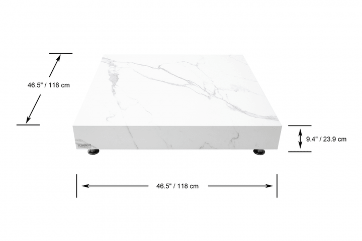 BIANCO Marble Procelain Series Coffee Table Super Large - BBQ STORE MALTA
