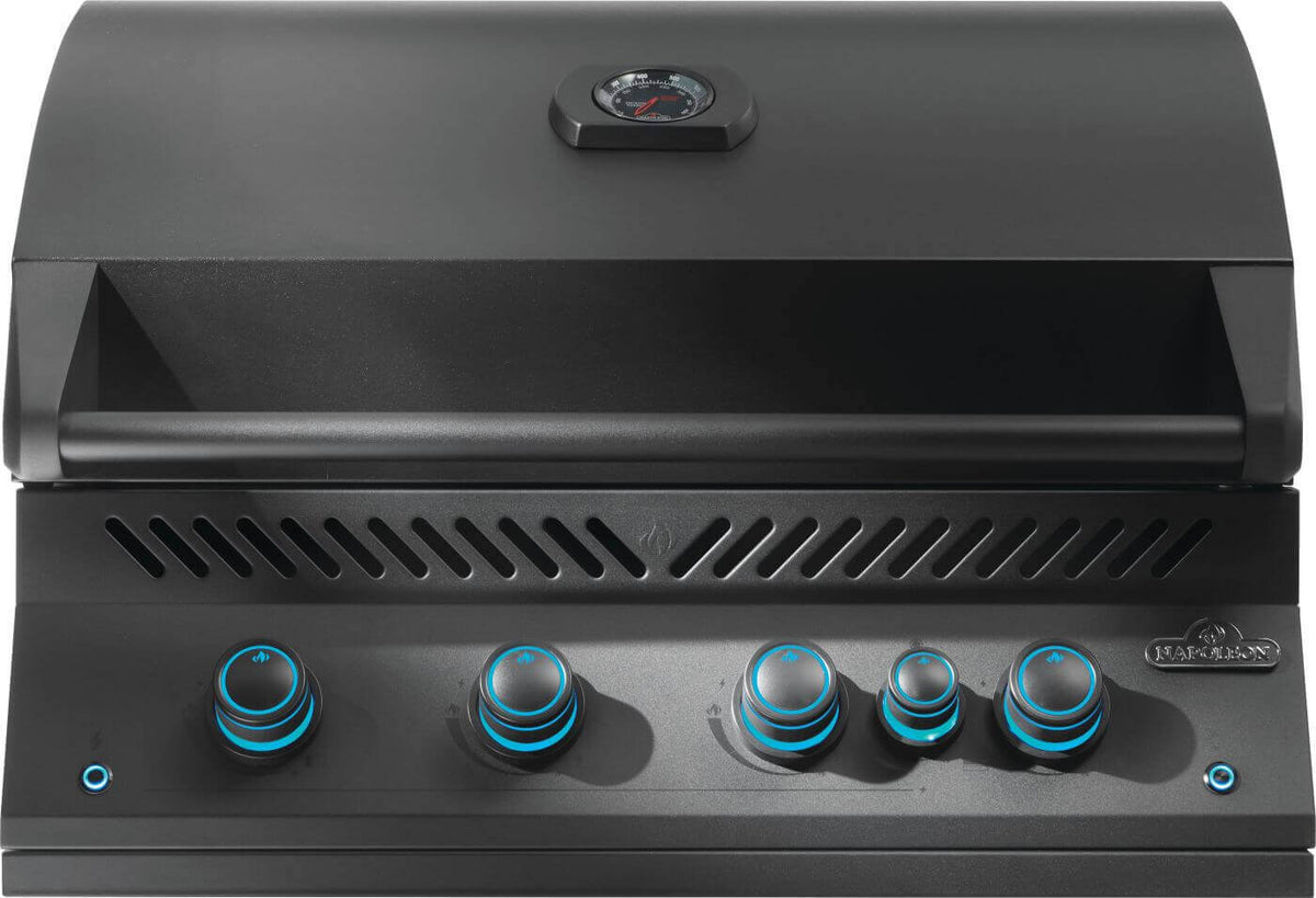 Built - In 700 Series 32 with Infrared Rear Burner (Black) - BBQ STORE MALTA
