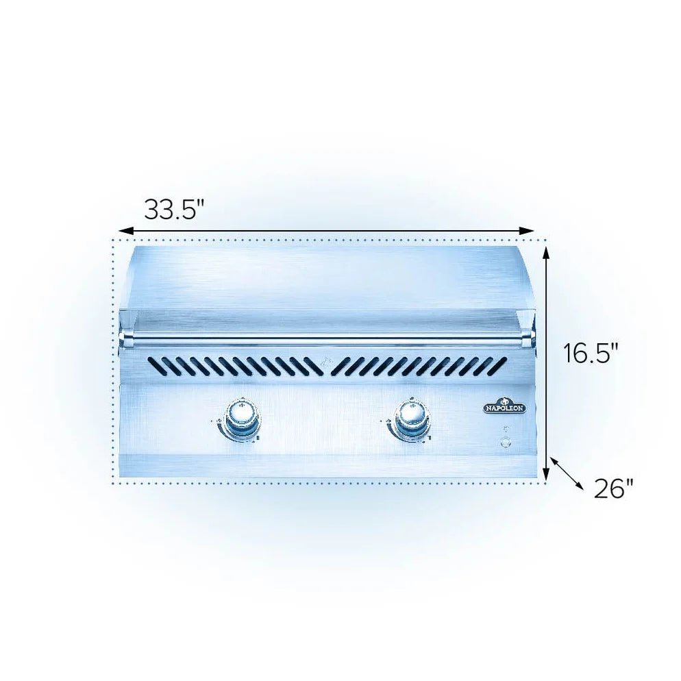 BUILT - IN GRIDDLE 32" - BBQ STORE MALTA