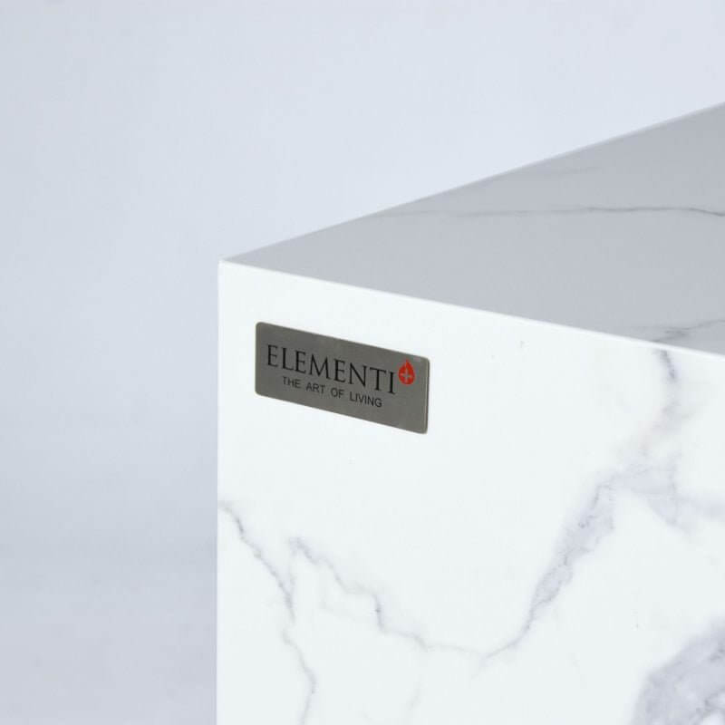 Carrara Porcelain Top Fire Table B - BBQ STORE MALTA