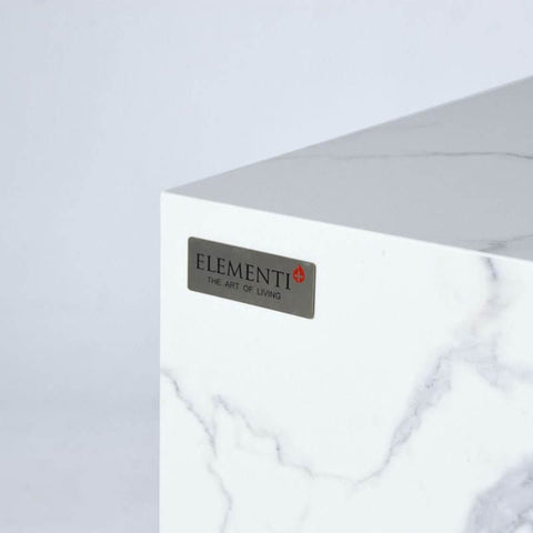 Carrara Porcelain Top Fire Table B - BBQ STORE MALTA