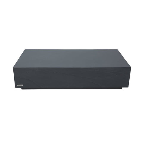 COLORADO Sandstone Series Coffee Table Rectangle Medium - Slate Black - BBQ STORE MALTA