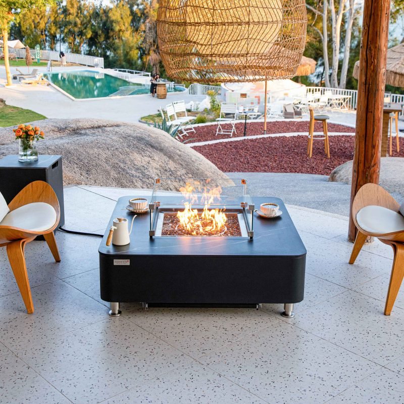 Copenhagen Porcelain Top Fire Table B - BBQ STORE MALTA