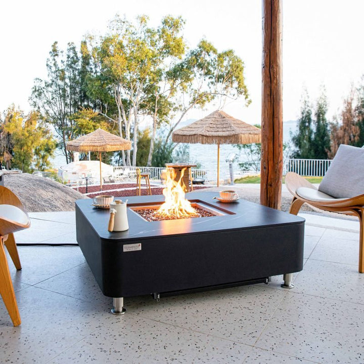 Copenhagen Porcelain Top Fire Table B - BBQ STORE MALTA