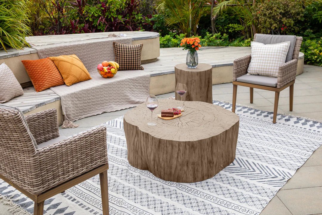 DAINTREE Coffee Table Large - Red Wood - BBQ STORE MALTA