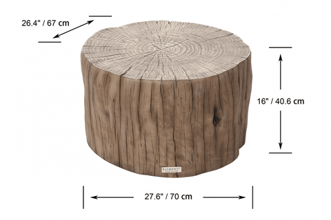 DAINTREE Coffee Table Medium - Red Wood - BBQ STORE MALTA