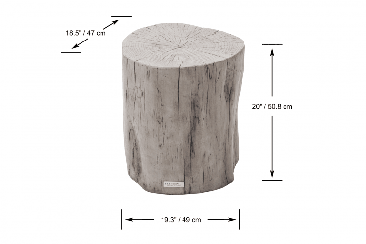 DAINTREE Side Table - Drift Wood - BBQ STORE MALTA