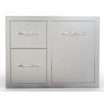 Double drawer and Trash tray combo - BBQ STORE MALTA