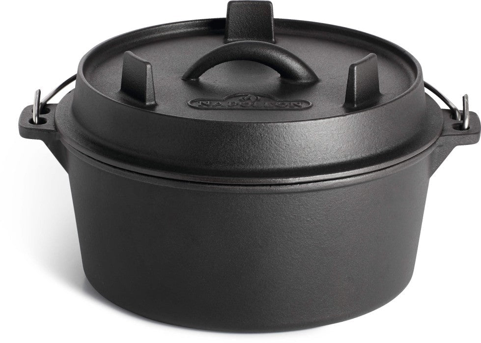 DUTCH OVEN, CAST IRON 4.5QT - BBQ STORE MALTA