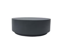ROME Column Series Coffee Table Medium - Slate Black