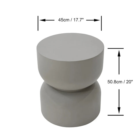 CHRONOS Side table - Space Grey