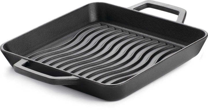 GRIDDLE, CAST IRON SQUARE - BBQ STORE MALTA