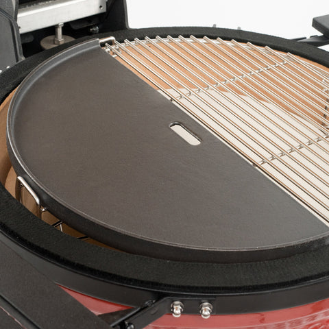Half Moon Cast Iron Reversible Griddle - Big Joe ® - BBQ STORE MALTA