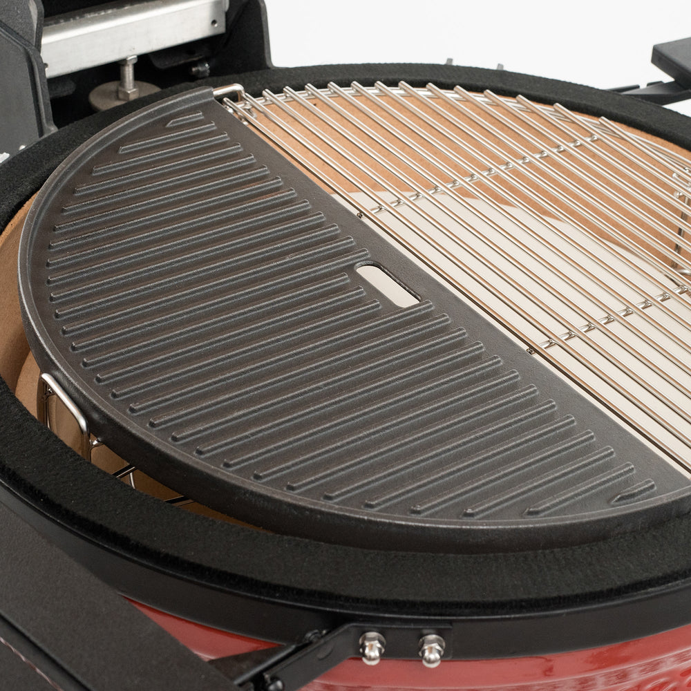 Half Moon Cast Iron Reversible Griddle - Big Joe ® - BBQ STORE MALTA