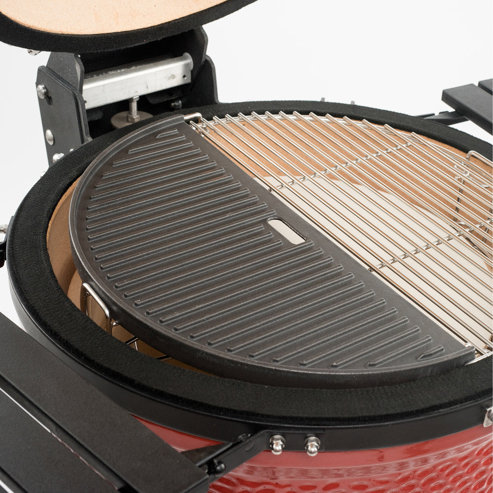 Half Moon Cast Iron Reversible Griddle - Classic Joe ® - BBQ STORE MALTA