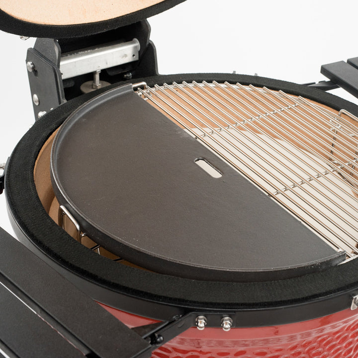 Half Moon Cast Iron Reversible Griddle - Classic Joe ® - BBQ STORE MALTA